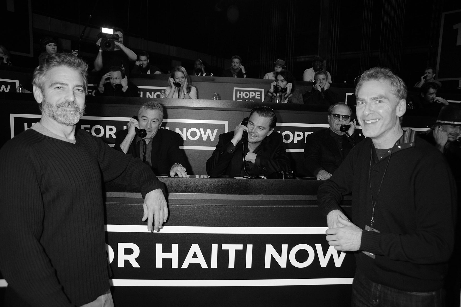 Hope For Haiti Now telethon – Joel Gallen, George Clooney, Robert DeNiro, Leonardo DiCaprio, Jack Nicholson